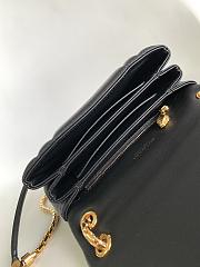 Bvlgari Serpenti Reverse Small Shoulder Bag Black - 22.5x15x7cm - 2