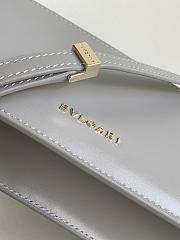 Bvlgari Serpenti Forever Chain Wallet Calf Leather Gray - 20x12x4.5cm - 3