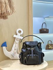 Miumiu Leather Backpack Black 5BZ043 - 22x18x11.5cm - 6