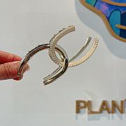 Chanel Hair Claw Clip Pearl and Diamond - 1