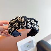Dior Headband Blue Dior Oblique Jacquard 22706 - 5