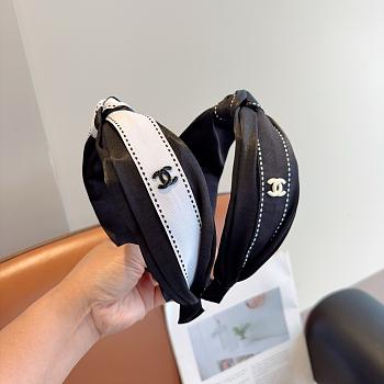 Chanel Headband Black/White 22707