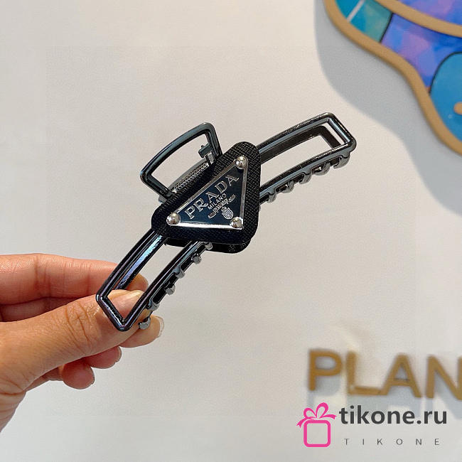 Prada Claw Clip Metal Black 22714 - 1