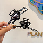 Prada Claw Clip Metal Black 22714 - 5