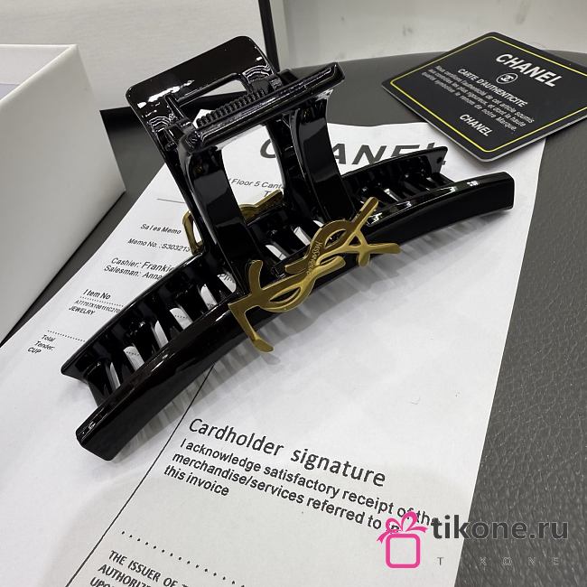 YSL Claw Clip Black - 1