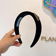 Prada Headband Velvet Black 1IH080 - 6