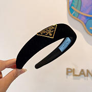 Prada Headband Velvet Black 1IH080 - 5