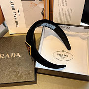 Prada Headband Velvet Black 1IH080 - 3