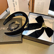 Prada Headband Velvet Black 1IH080 - 2