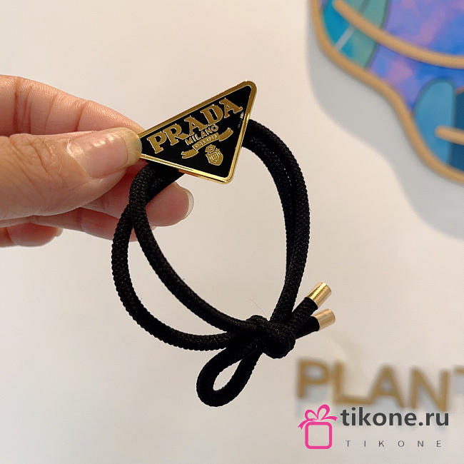 Prada Hair Tie Black 22728 - 1