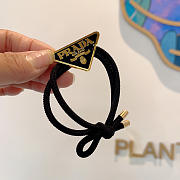 Prada Hair Tie Black 22728 - 1