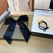 Prada Hair Tie Black 22728 - 4
