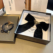 Prada Hair Tie Black 22728 - 3