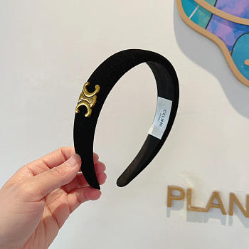 Celine Headband Velvet Black 22730