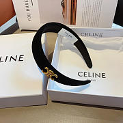 Celine Headband Velvet Black 22730 - 6