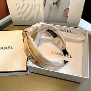 Chanel Headband Black/White/Beige 22731 - 2