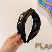 Chanel Headband Black/White/Beige 22731 - 6