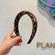 Fendi Headband Brown/Gray 22732 - 5