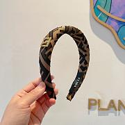 Fendi Headband Brown/Gray 22732 - 2