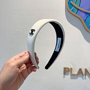 Chanel Headband Leather Black/White 22734 - 3