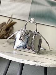 LV Ski Alma BB Silver Monogram Embossed Canvas M26335 - 23.5x17.5x11.5cm - 6