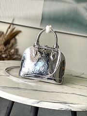 LV Ski Alma BB Silver Monogram Embossed Canvas M26335 - 23.5x17.5x11.5cm - 2