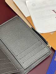 LV Ski Victorine Wallet Monogram Empreinte Leather Gun Metal - 12x9.5x2.5cm - 6