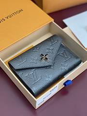 LV Ski Victorine Wallet Monogram Empreinte Leather Gun Metal - 12x9.5x2.5cm - 2