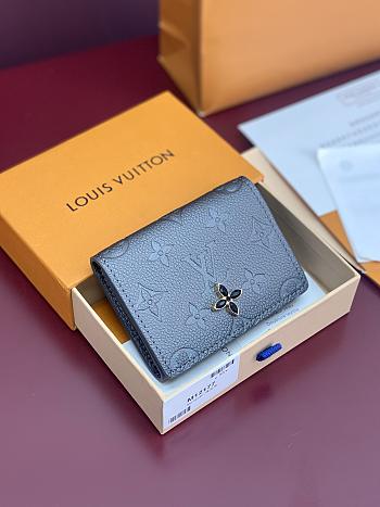 LV Ski Business Card Holder Monogram Empreinte Leather Gun Metal - 10.5x8x1cm