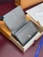 LV Ski Business Card Holder Monogram Empreinte Leather Gun Metal - 10.5x8x1cm - 3