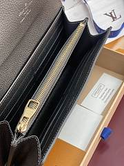 LV Ski Sarah Wallet Monogram Empreinte Leather Gun Metal M12172 - 19x10.5x2.5cm - 6