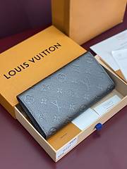 LV Ski Sarah Wallet Monogram Empreinte Leather Gun Metal M12172 - 19x10.5x2.5cm - 2