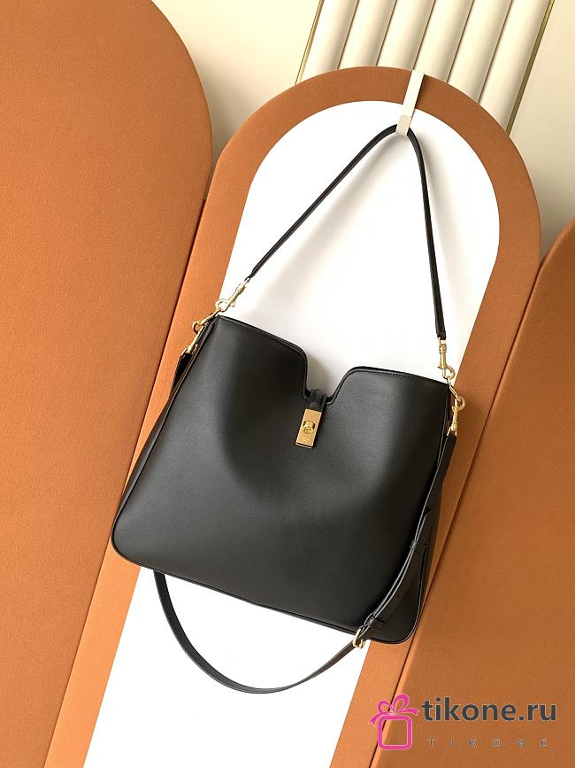 Celine Medium Camille 16 Soft Bag In Smooth Calfskin Black - 36x29.5x7cm - 1