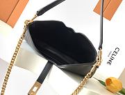 Celine Shoulder Camille 16 Soft In Smooth Calfskin Black - 27x1x4cm - 4