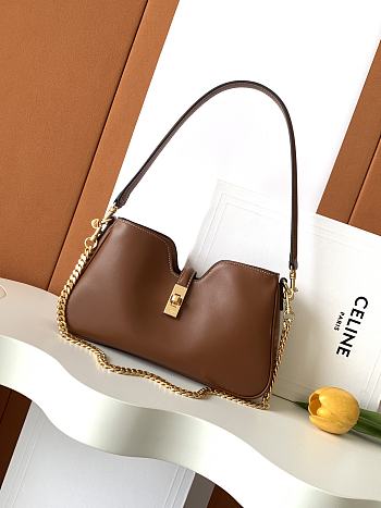 Celine Shoulder Camille 16 Soft In Smooth Calfskin Brown - 27x1x4cm