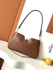 Celine Shoulder Camille 16 Soft In Smooth Calfskin Brown - 27x1x4cm - 5
