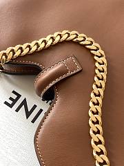 Celine Shoulder Camille 16 Soft In Smooth Calfskin Brown - 27x1x4cm - 3