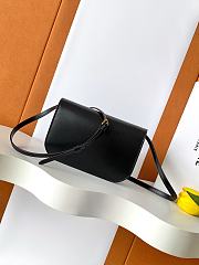 Celine Duo Wallet On Strap In Shiny Calfskin Black - 20x13x6cm - 3