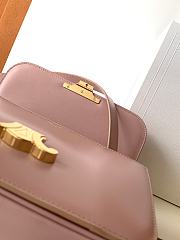 Celine Classique Triomphe Bag In Shiny Calfskin Pink - 22x15.5x6cm - 4