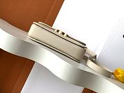 Celine Classique Triomphe Bag In Shiny Calfskin Cream - 22x15.5x6cm - 3