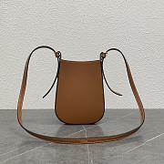 Celine Mobile Pouch Eloise Shoulder Bag Leather Brown - 19.5x15x3cm - 5