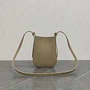 Celine Mobile Pouch Eloise Shoulder Bag Leather Beige - 19.5x15x3cm - 2