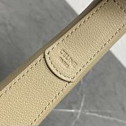 Celine Mobile Pouch Eloise Shoulder Bag Leather Beige - 19.5x15x3cm - 3