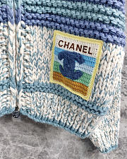 Chanel Vintage Striped Color Blocked Knit Cardigan  - 3