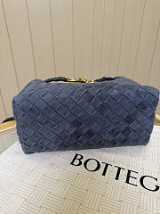 Bottega Veneta Small Andiamo Intrecciato Suede Graphite - 25x20x10cm - 4