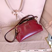 Miumiu Leather Clutch Red 5BF131 - 24x14x8.5cm - 4