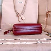 Miumiu Leather Clutch Red 5BF131 - 24x14x8.5cm - 3