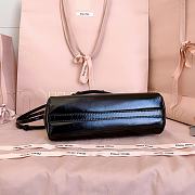 Miumiu Leather Clutch Black 5BF131 - 24x14x8.5cm - 6