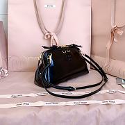 Miumiu Leather Clutch Black 5BF131 - 24x14x8.5cm - 5