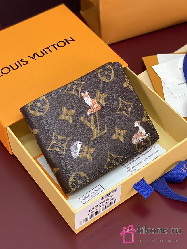 LV Monogram Forest Multiple Wallet M27057 - 11.5x9x1.5cm - 1